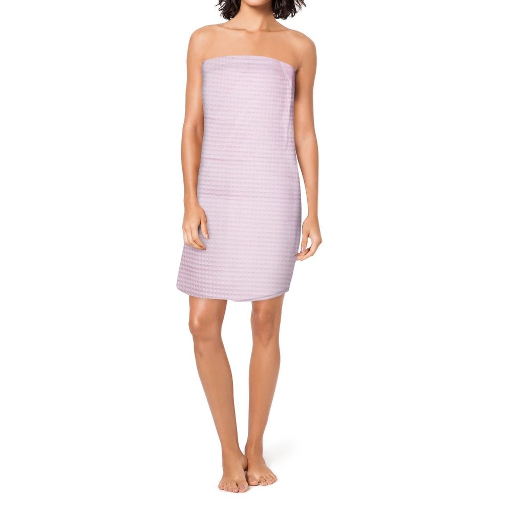 100% Cotton Turkish Waffle Wrap in Light Pink